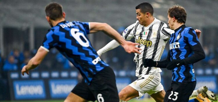 Semifinale di Coppa Italia tra Juve-Inter. Si riparte dal risultato di 2-1 dell’andata per i bianconeri.